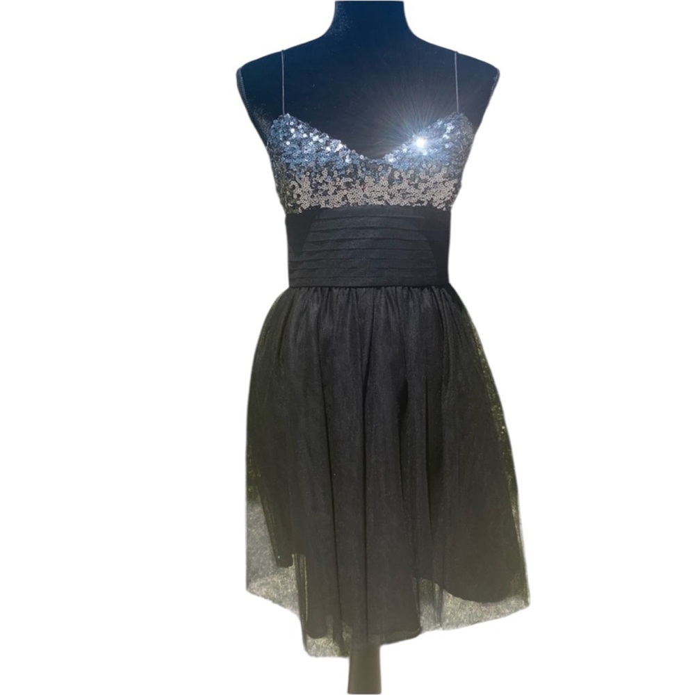 Adrianna Papell babydoll sequin dress